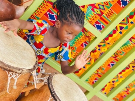A Kid practicing cookery